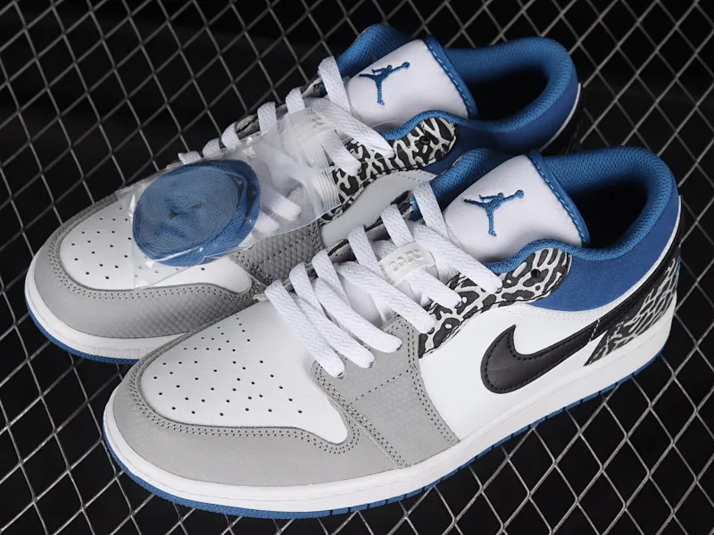 All categories Air Jordan Jordan series basketball shoes Air Jordan 1 Low G version pure original Air Jordan 1 Low "True Blue" AJ1 Joe 1 burst white and blue color low-top basketball shoes DM1199-140